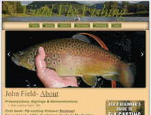 Tablet Screenshot of fieldflyfishing.com